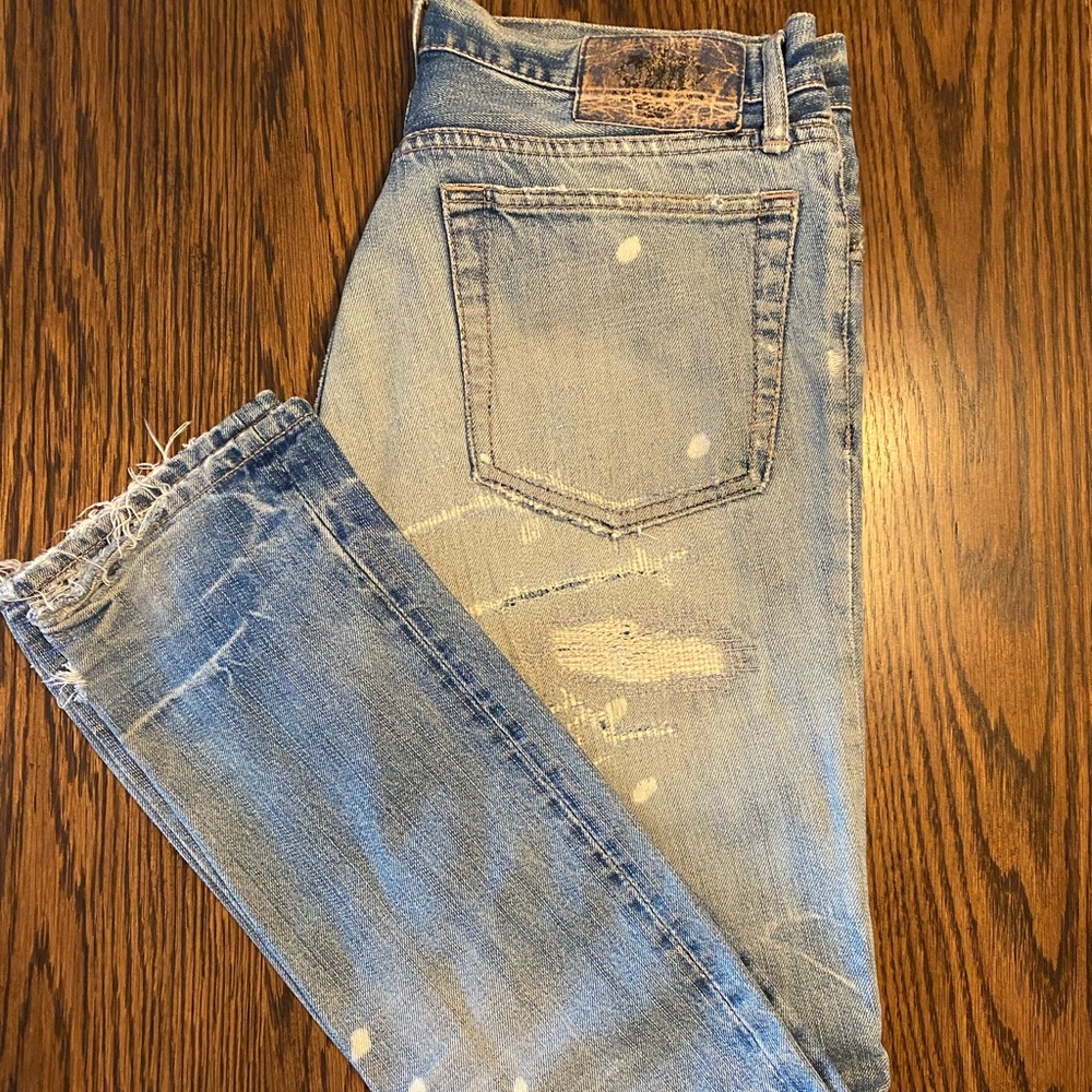 PPFM distressed skinny jeans.